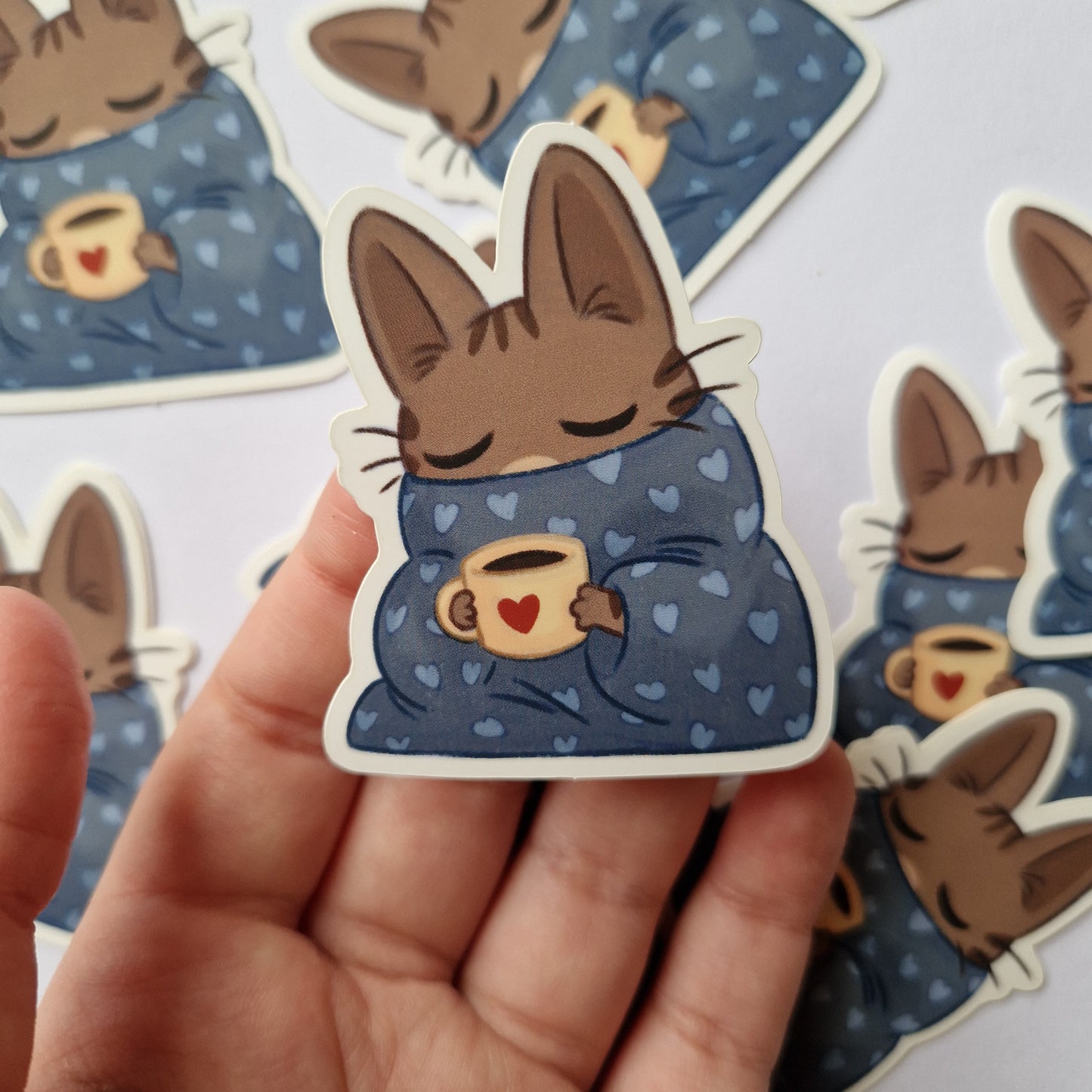 cozy cat • sticker
