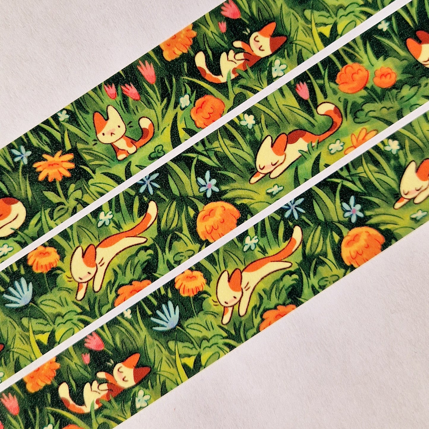 spring cats • washi tape