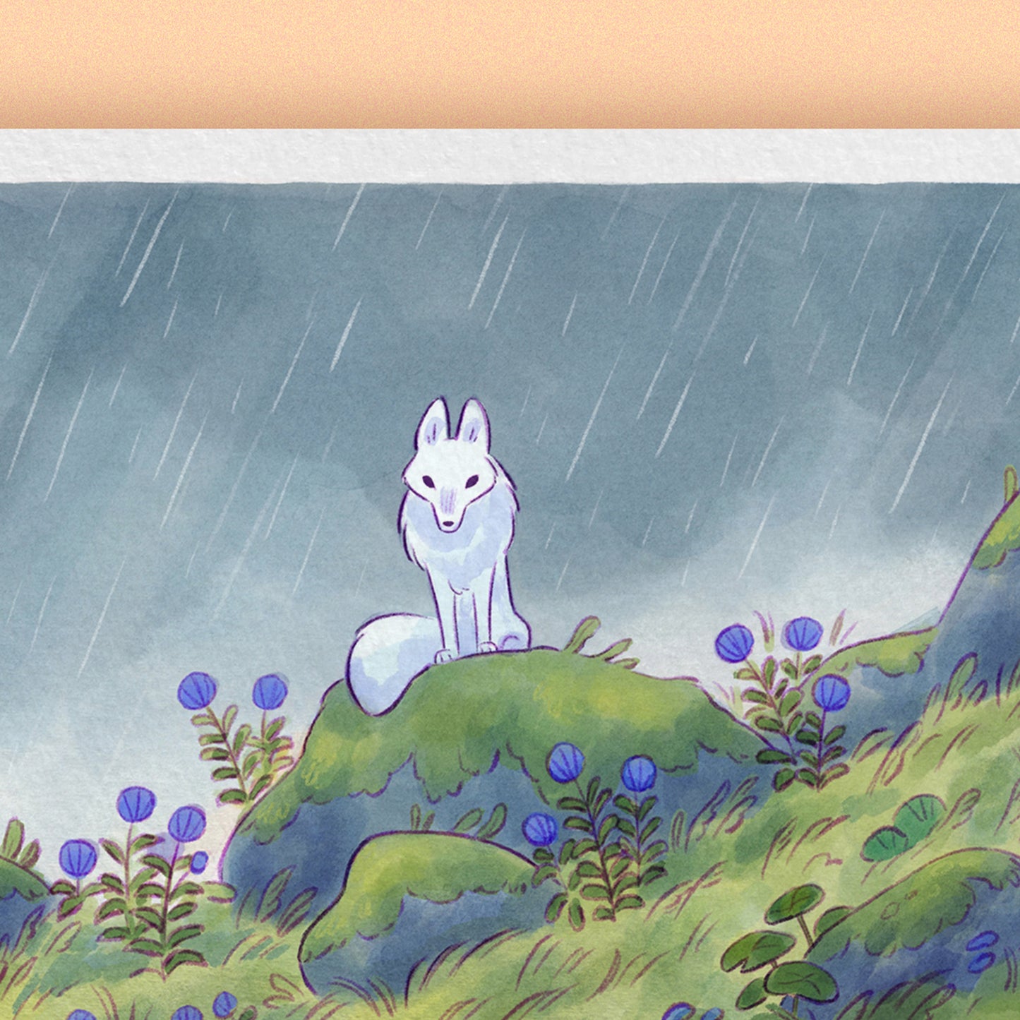 MOUNTAIN WOLF • Art Print
