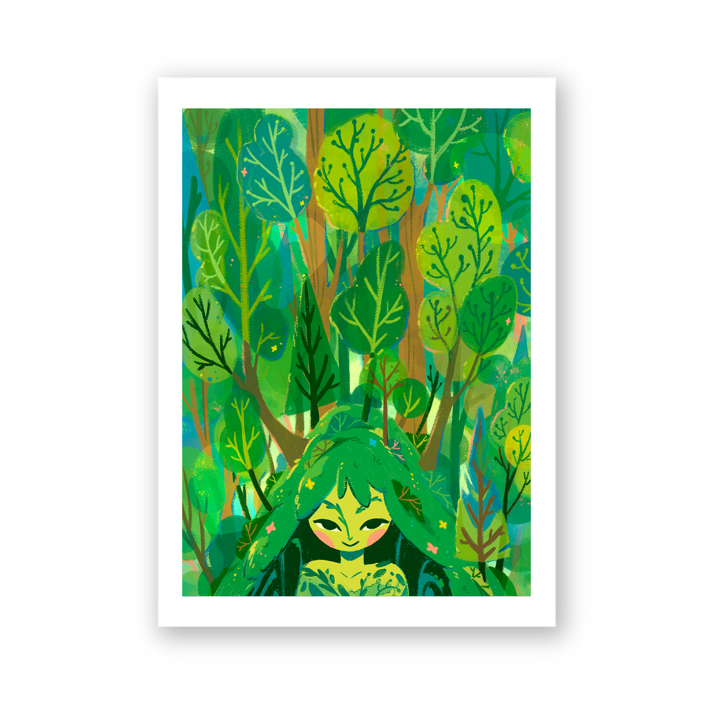 mountain forest • A4 print