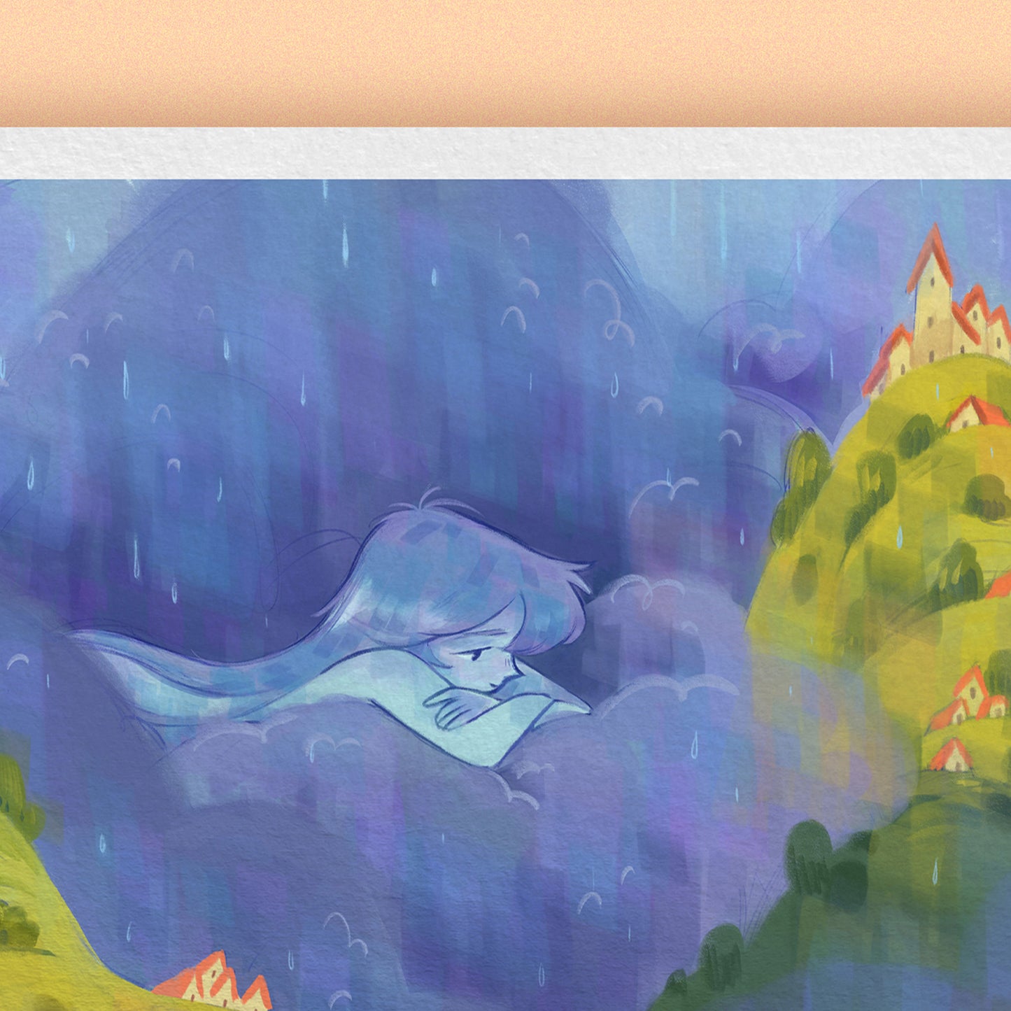 RAINY CLOUDS • Art Print