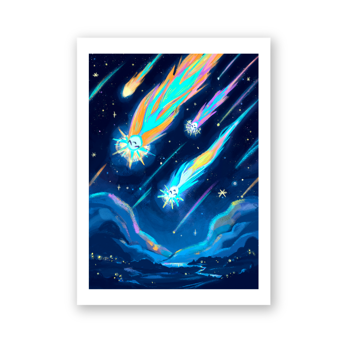 shooting stars • A4 print