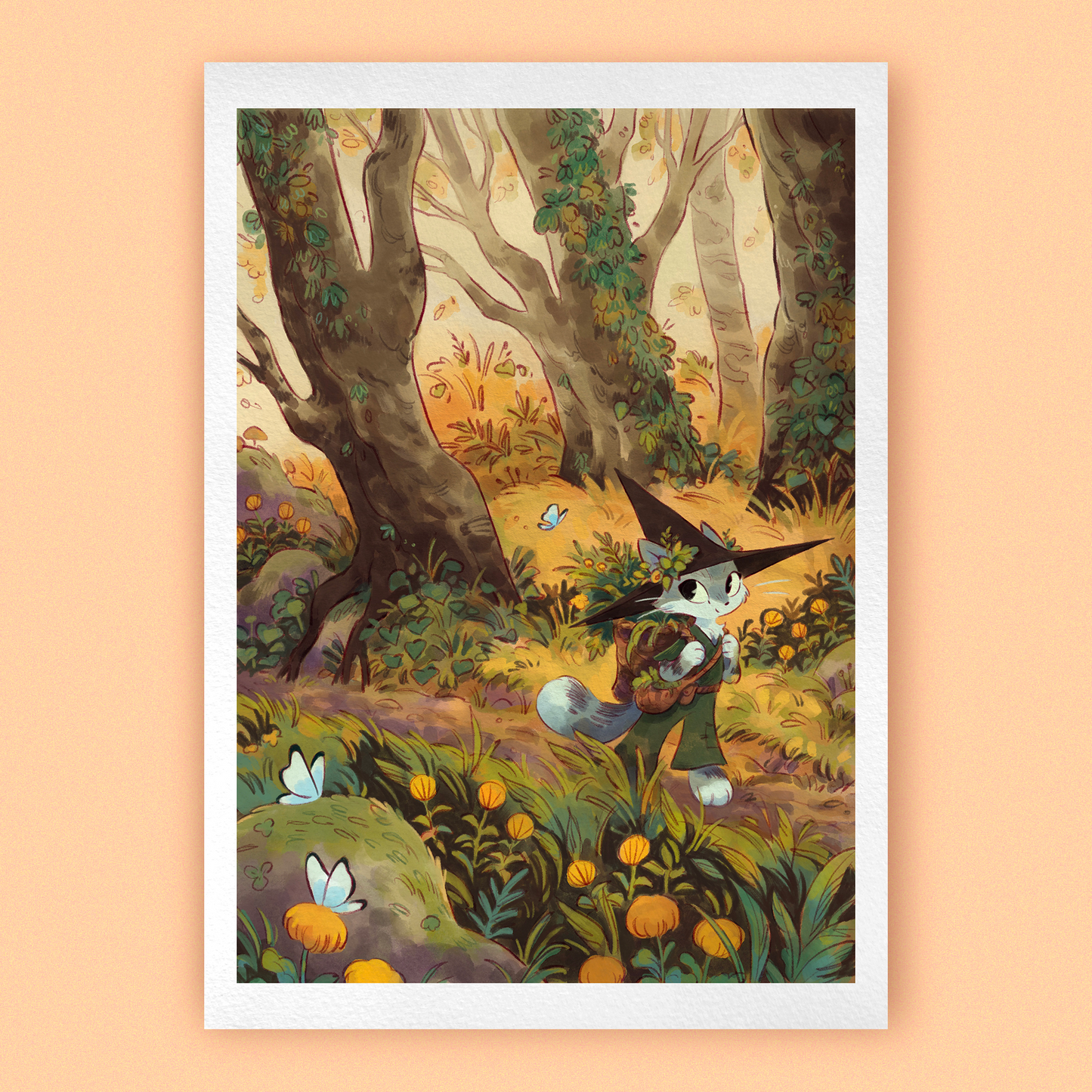 AUTUMN FORAGE • Art Print