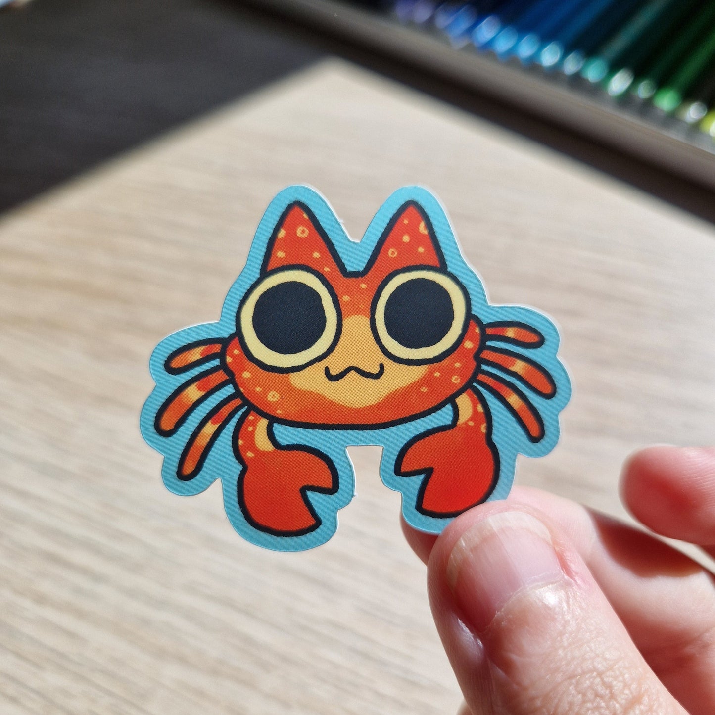 cat crab • sticker