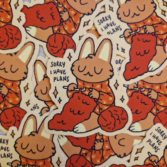 busy cat • sticker