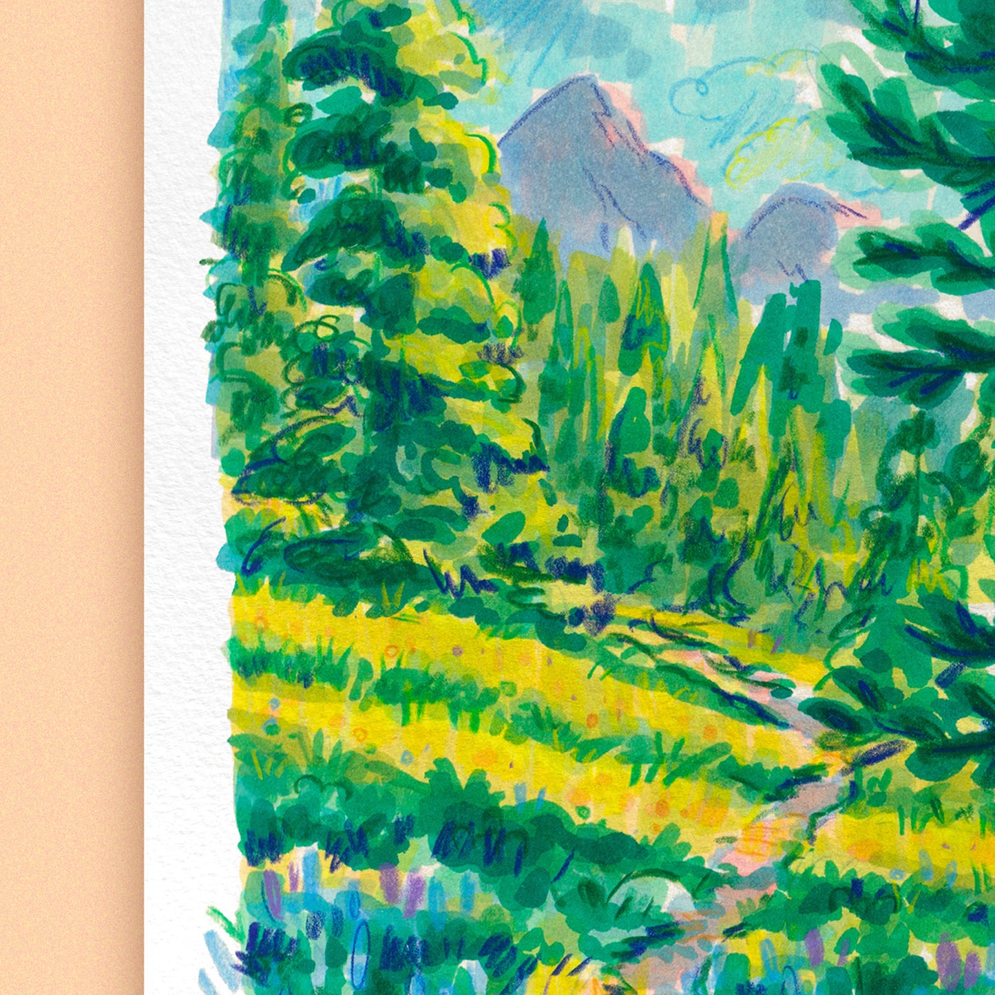 MOUNTAIN PATH • Art Print