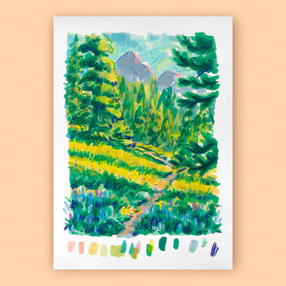 MOUNTAIN PATH • Art Print