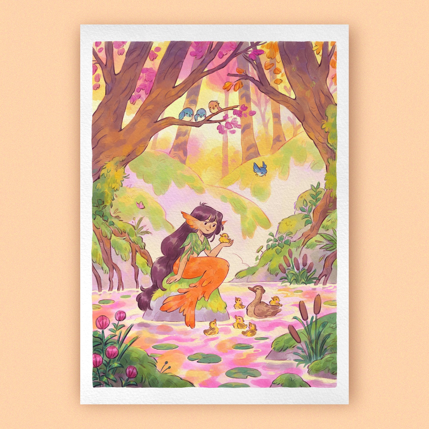 RIVER FRIENDS • Art Print
