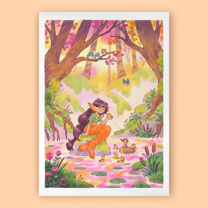 RIVER FRIENDS • Art Print