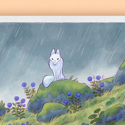 MOUNTAIN WOLF • Art Print