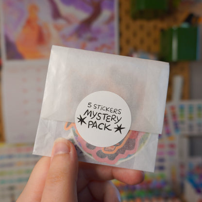 MYSTERY STICKER PACK • 5 random stickers