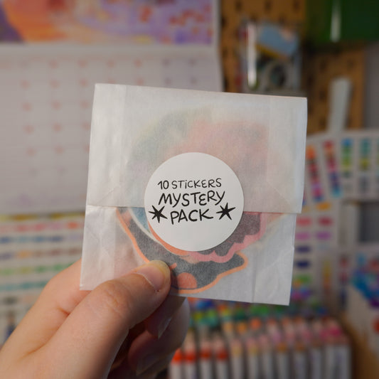 BIG MYSTERY STICKER PACK • 10 random stickers