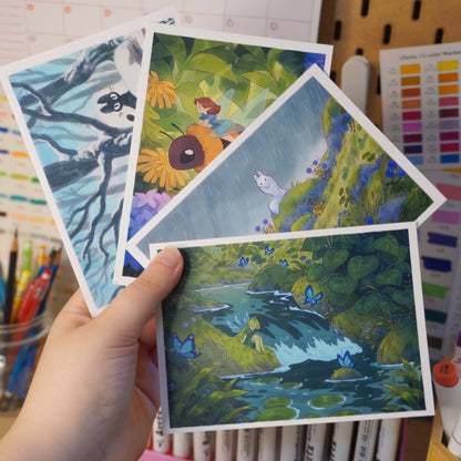 2026 POSTCARDS BUNDLE • ALL 4 illustrations