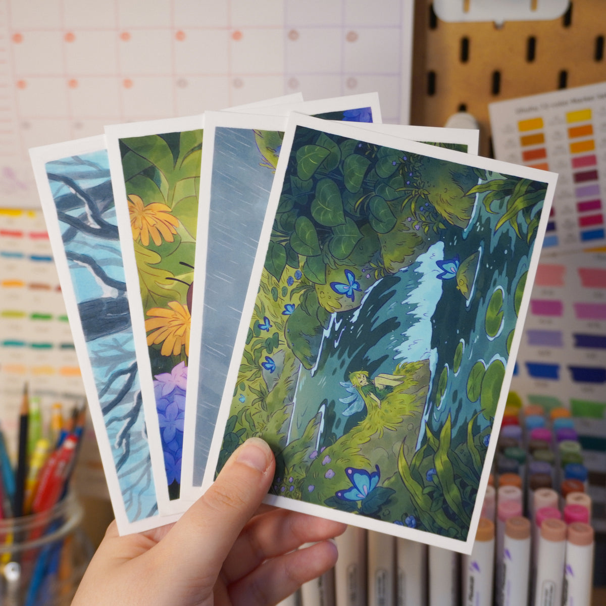 2026 POSTCARDS BUNDLE • ALL 4 illustrations