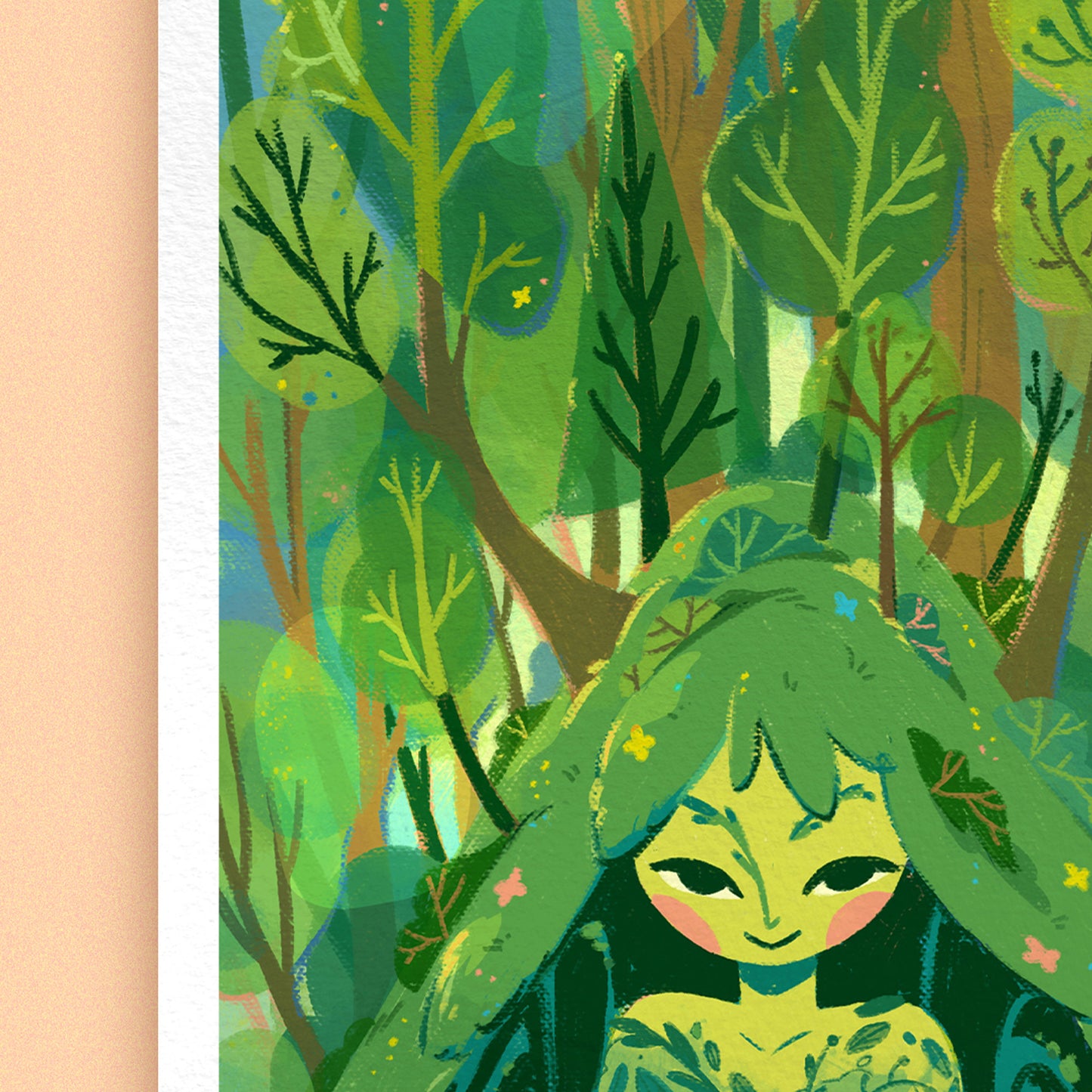 MOUNTAIN FOREST • Art Print