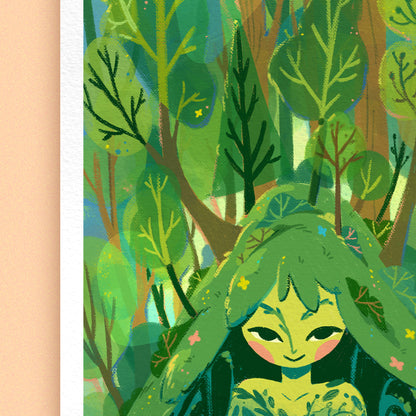 MOUNTAIN FOREST • Art Print