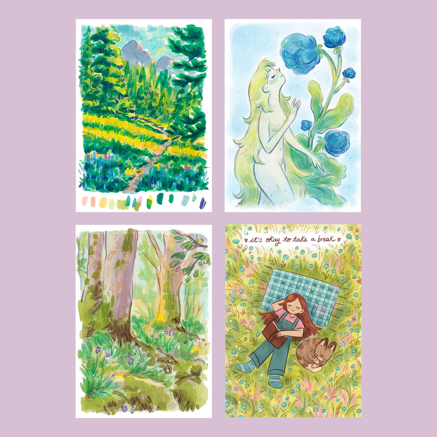BIG 2025 POSTCARDS BUNDLE • ALL 11 illustrations
