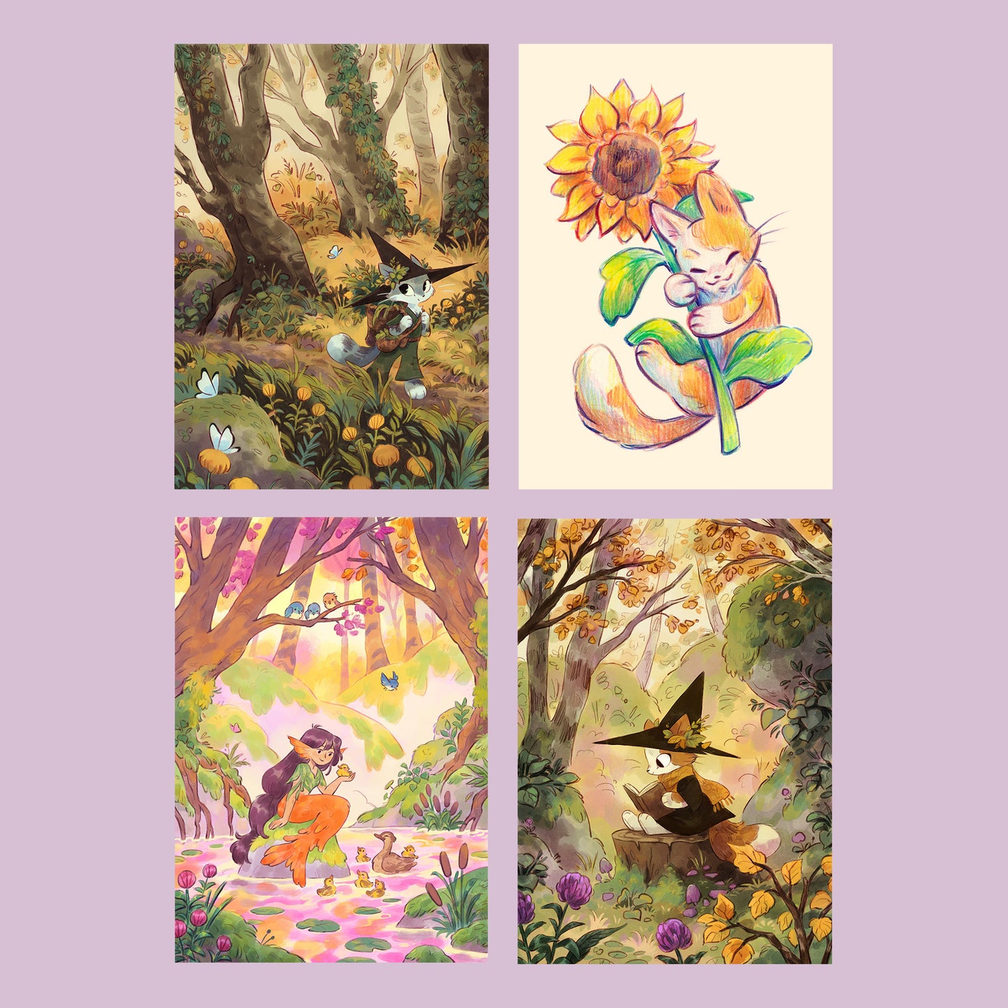 BIG 2025 POSTCARDS BUNDLE • ALL 11 illustrations
