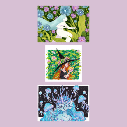 BIG 2025 POSTCARDS BUNDLE • ALL 11 illustrations