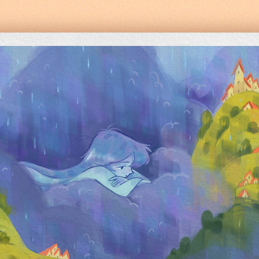 RAINY CLOUDS • Art Print