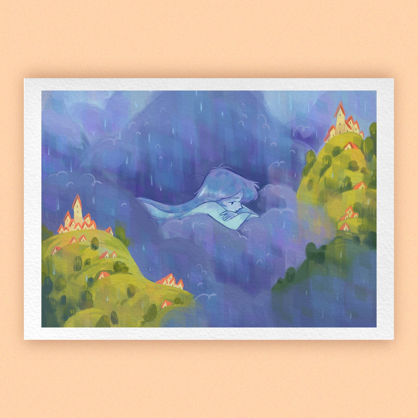 RAINY CLOUDS • Art Print