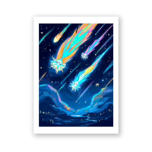 shooting stars • A4 print