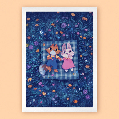 STARGAZING • Art Print
