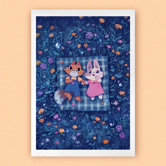 STARGAZING • Art Print