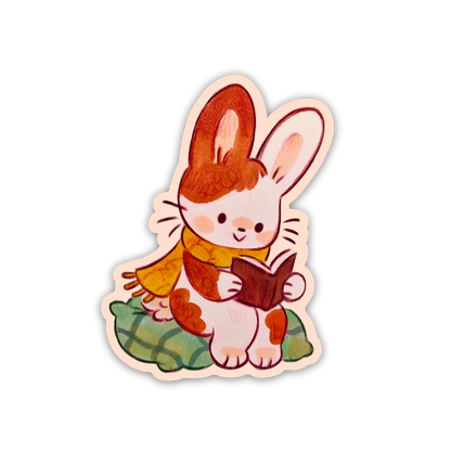 book bunny • sticker