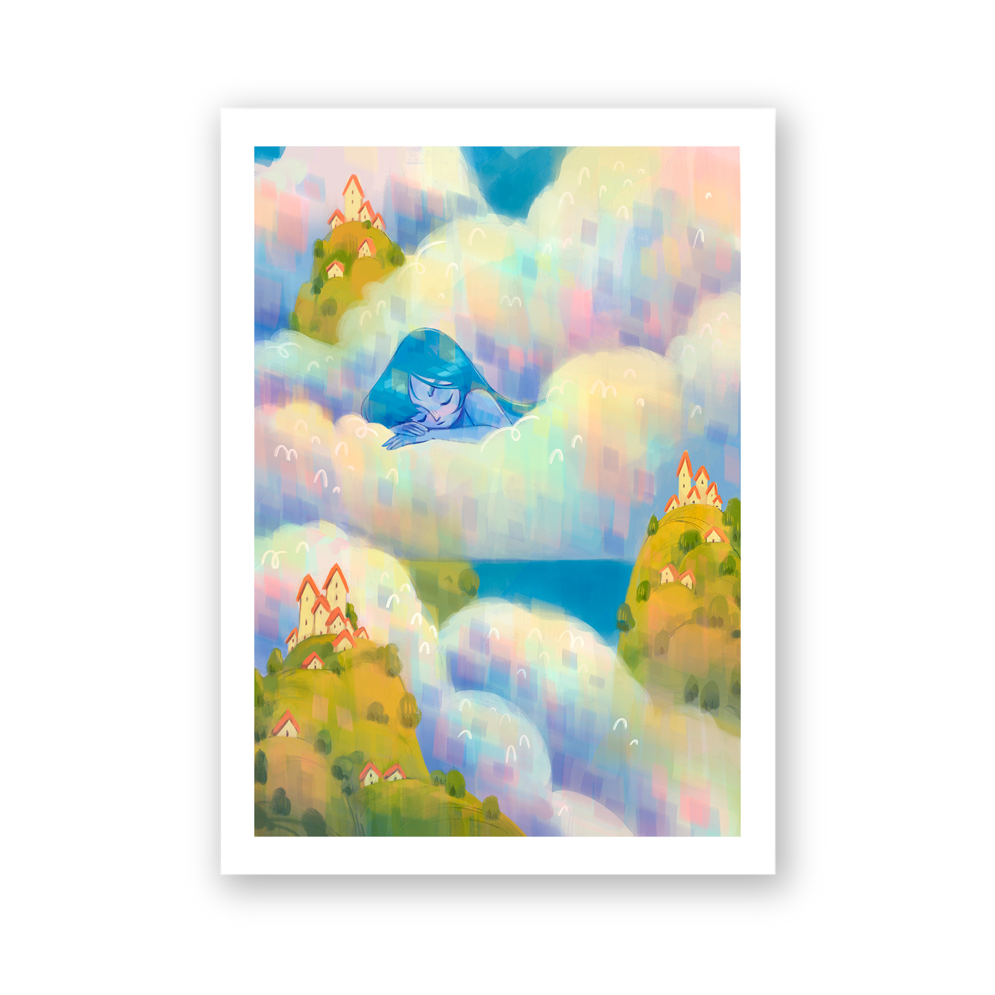 sunny clouds • A4 print